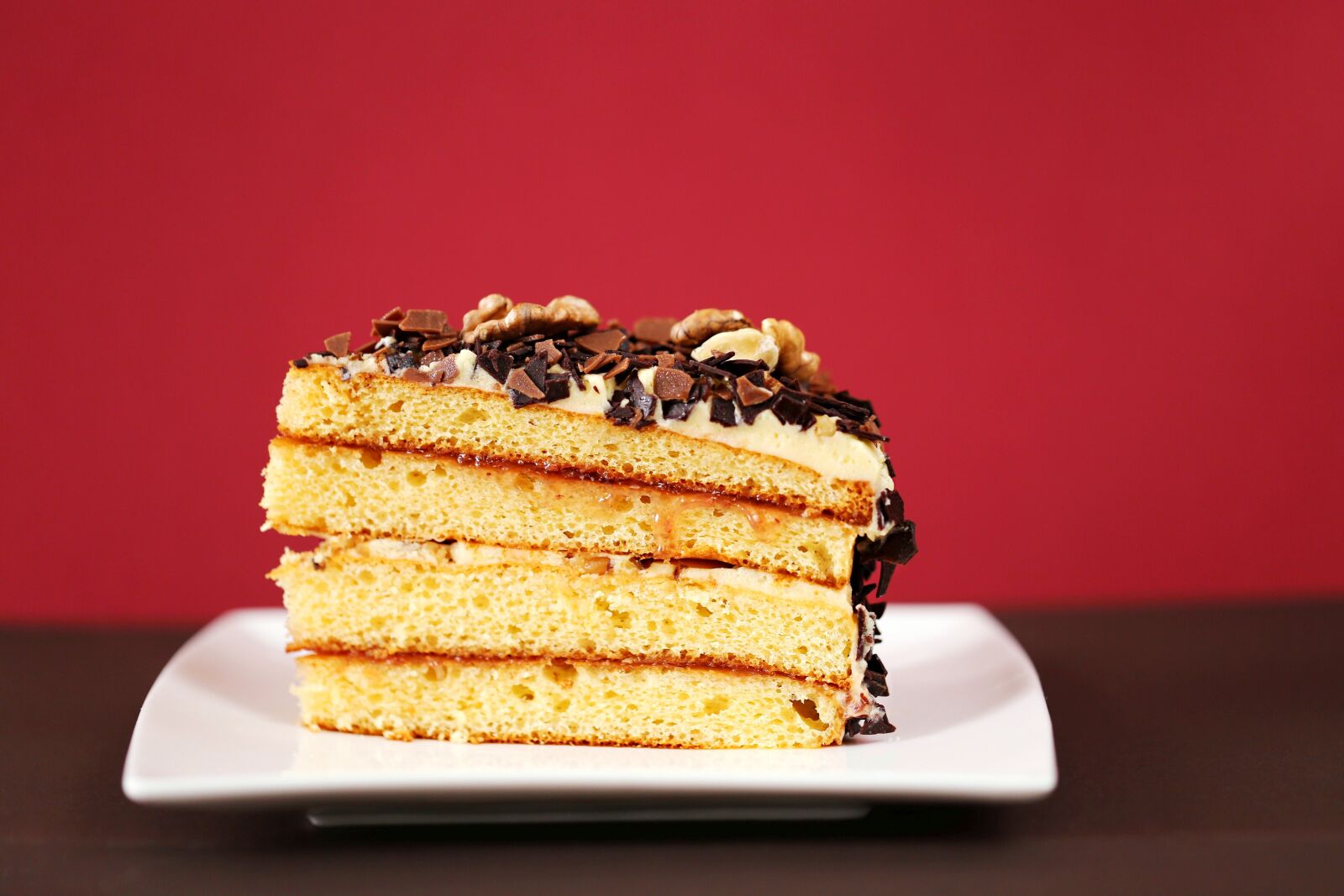 Canon EF 100mm F2.8L Macro IS USM sample photo. Dessert, cake, a piece photography