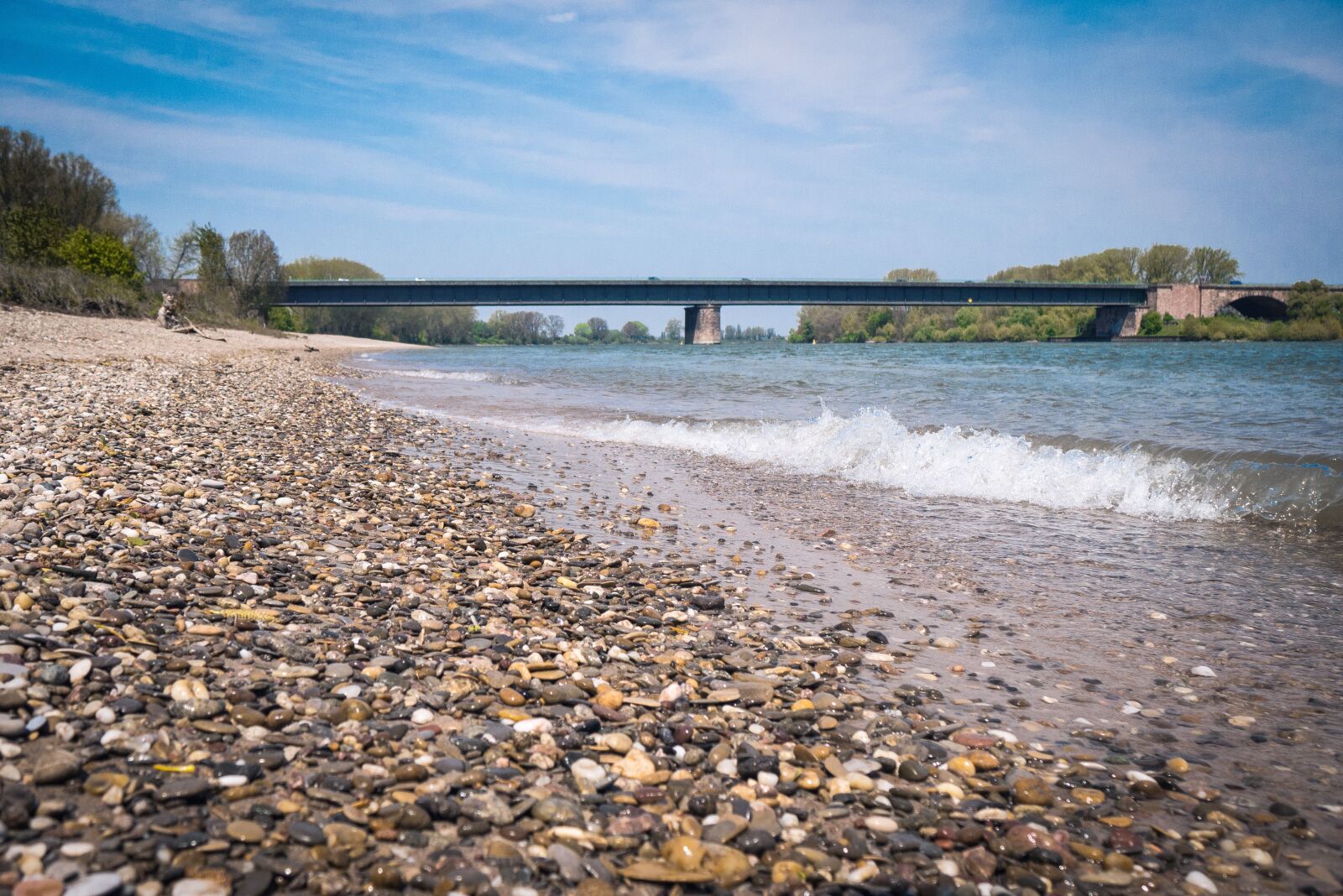 Panasonic Lumix DMC-GX7 sample photo. Rhine, river, nature photography