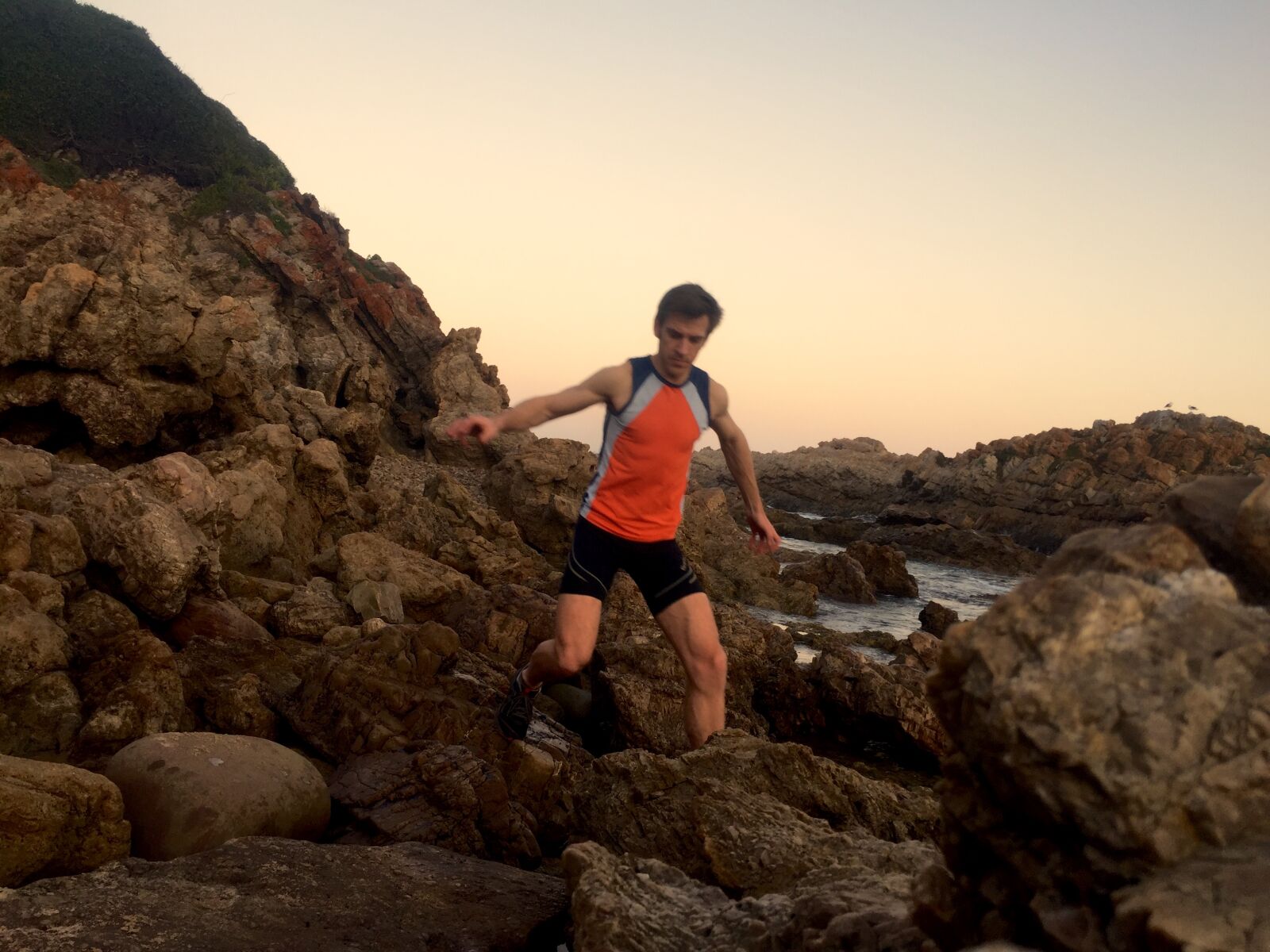 Apple iPhone 6 sample photo. Beach, boulder, bouldering, hiking photography