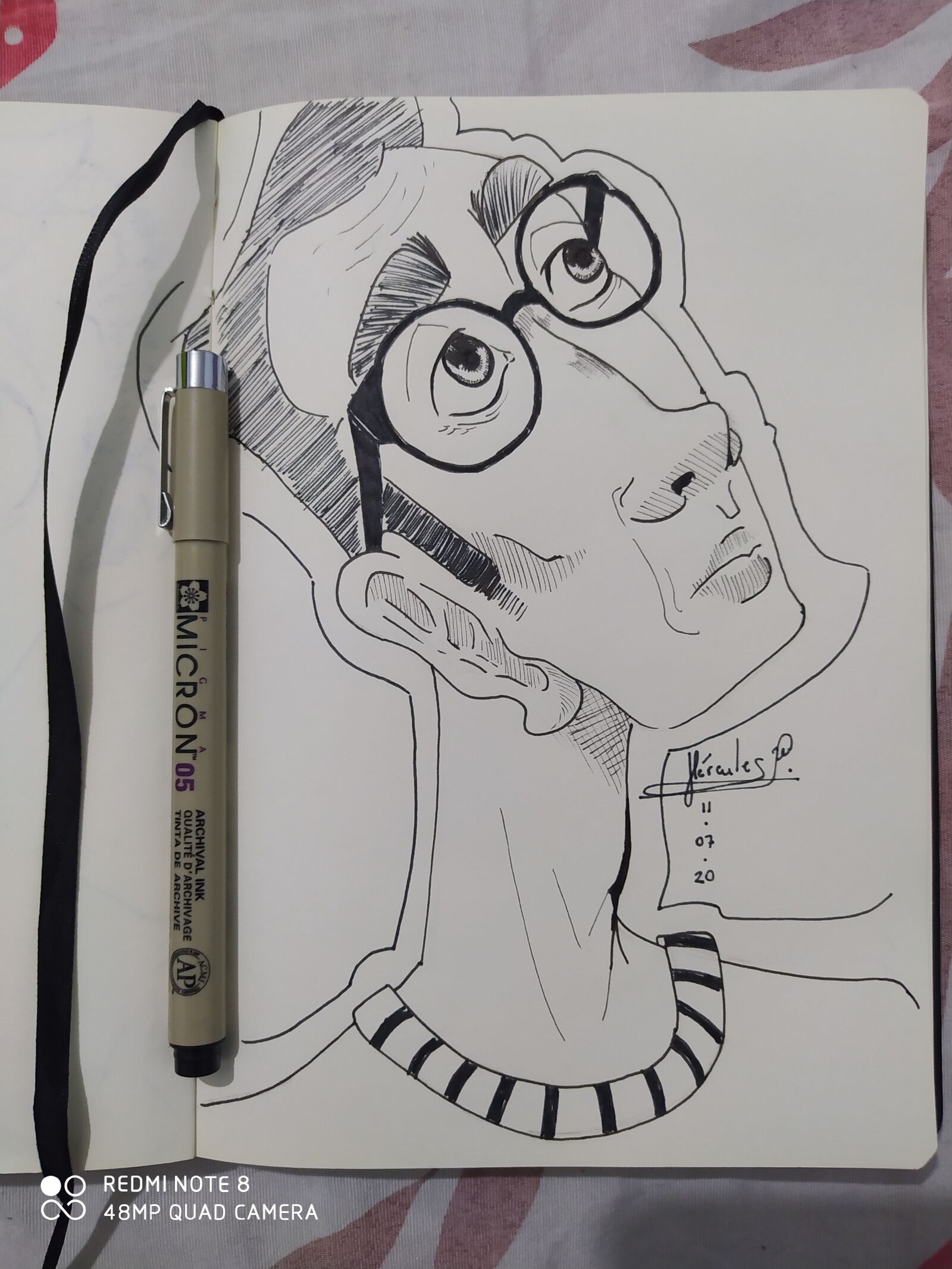 Xiaomi Redmi Note 8 sample photo. Illustration, cartoon, drawing photography