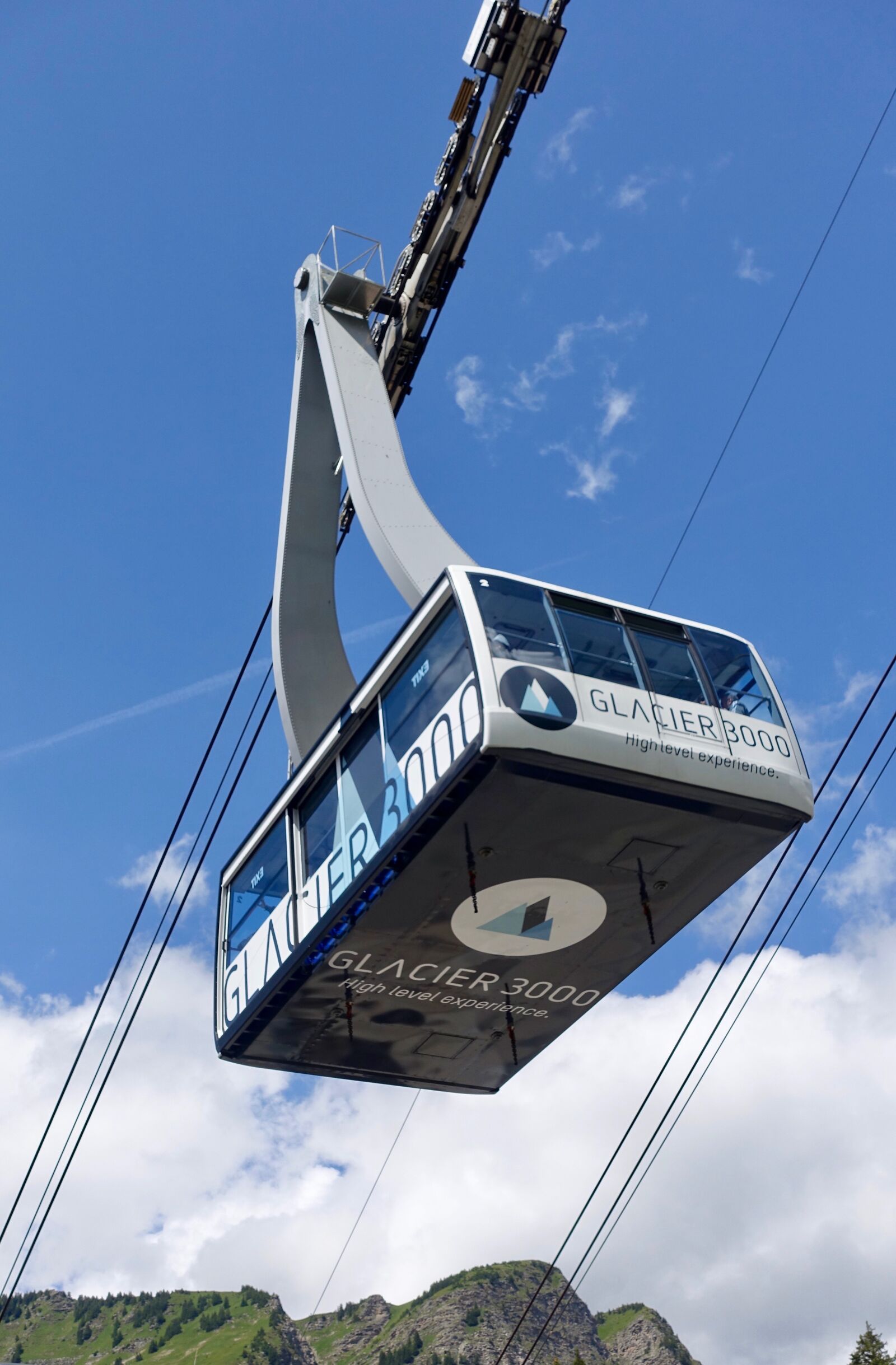 Sony Cyber-shot DSC-RX100 III sample photo. Cable car, sky, alps photography