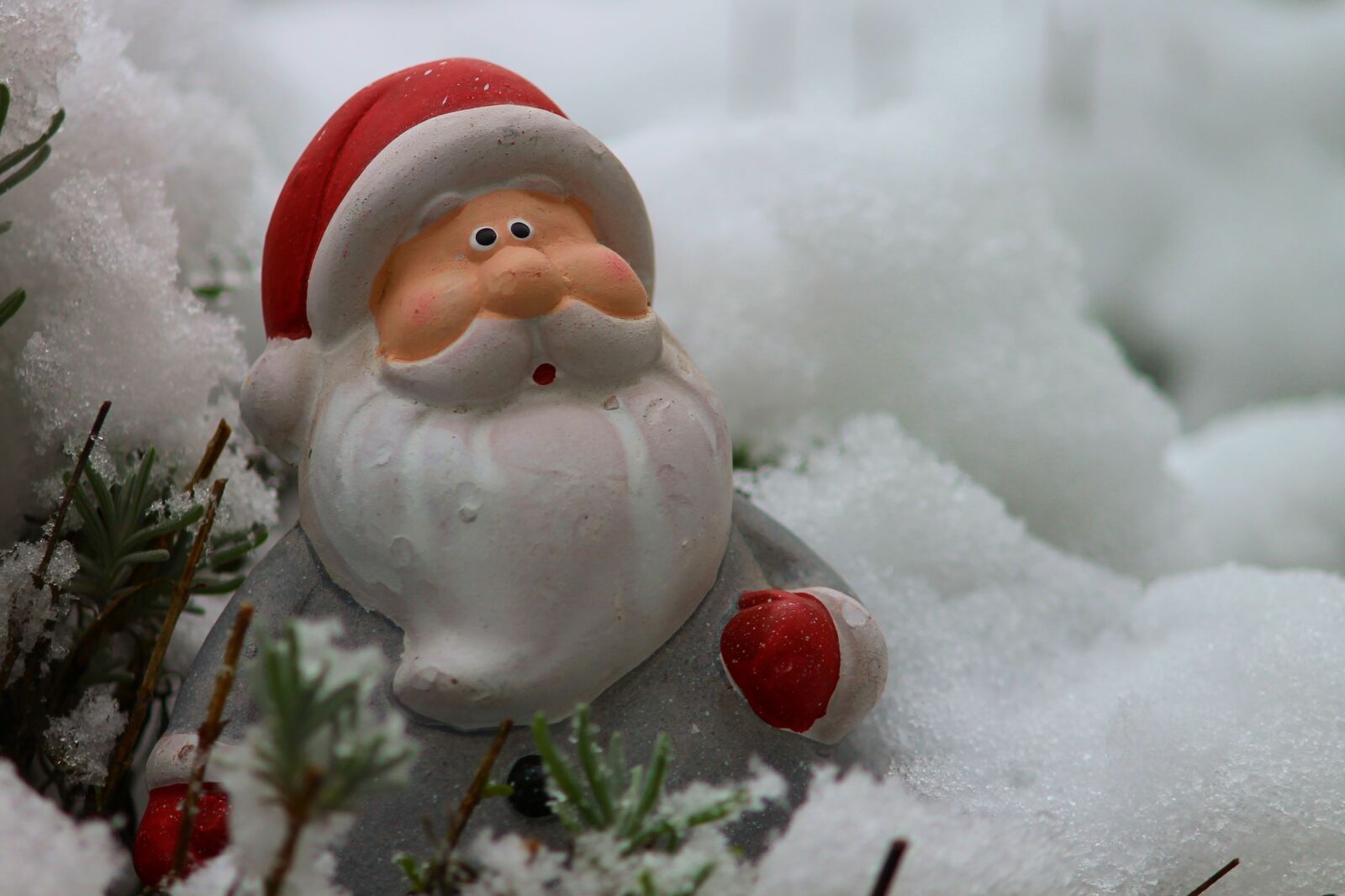 Canon EOS 1100D (EOS Rebel T3 / EOS Kiss X50) sample photo. Santa claus, snow, winter photography