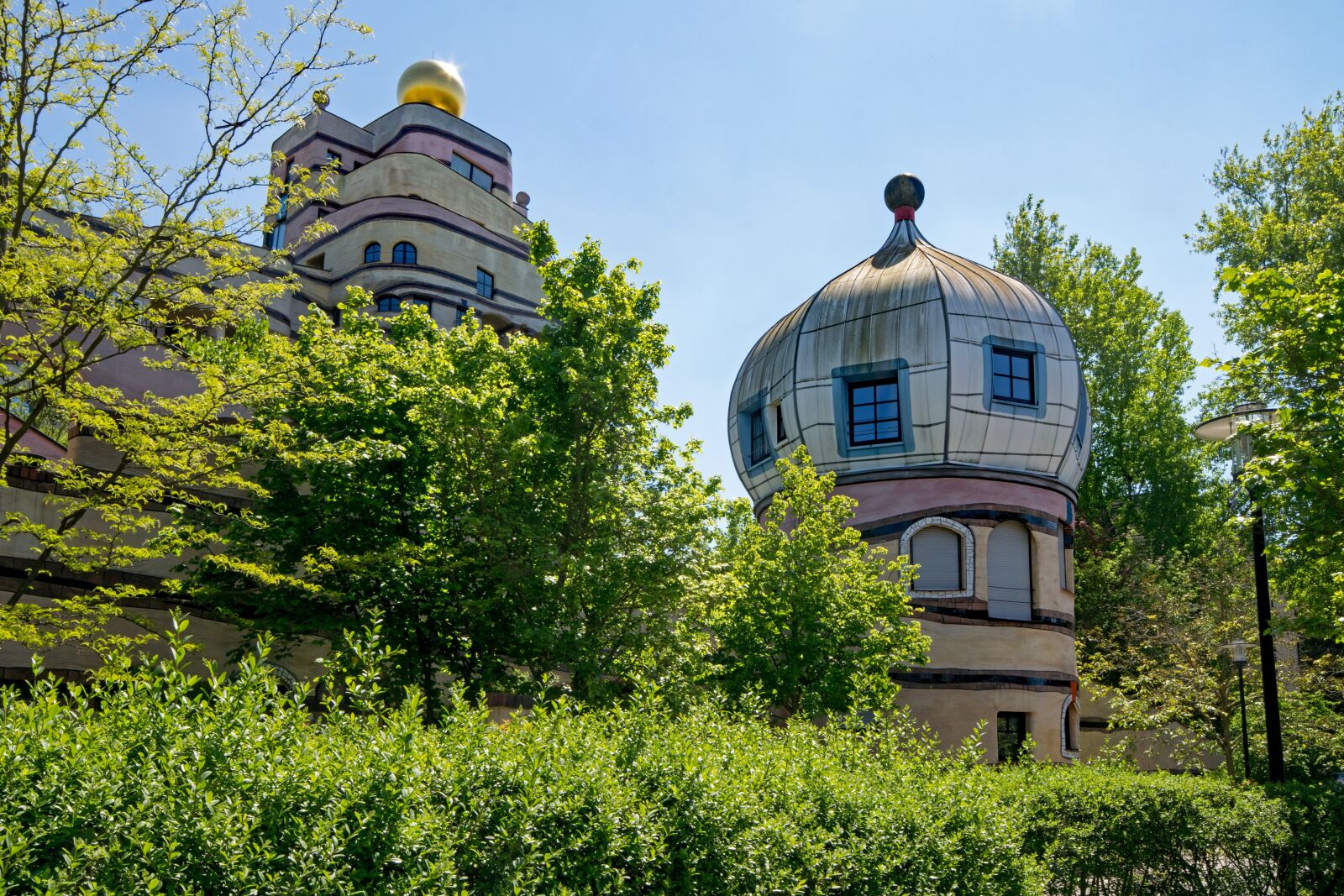Nikon D5300 sample photo. Forest spiral, hundertwasser house photography