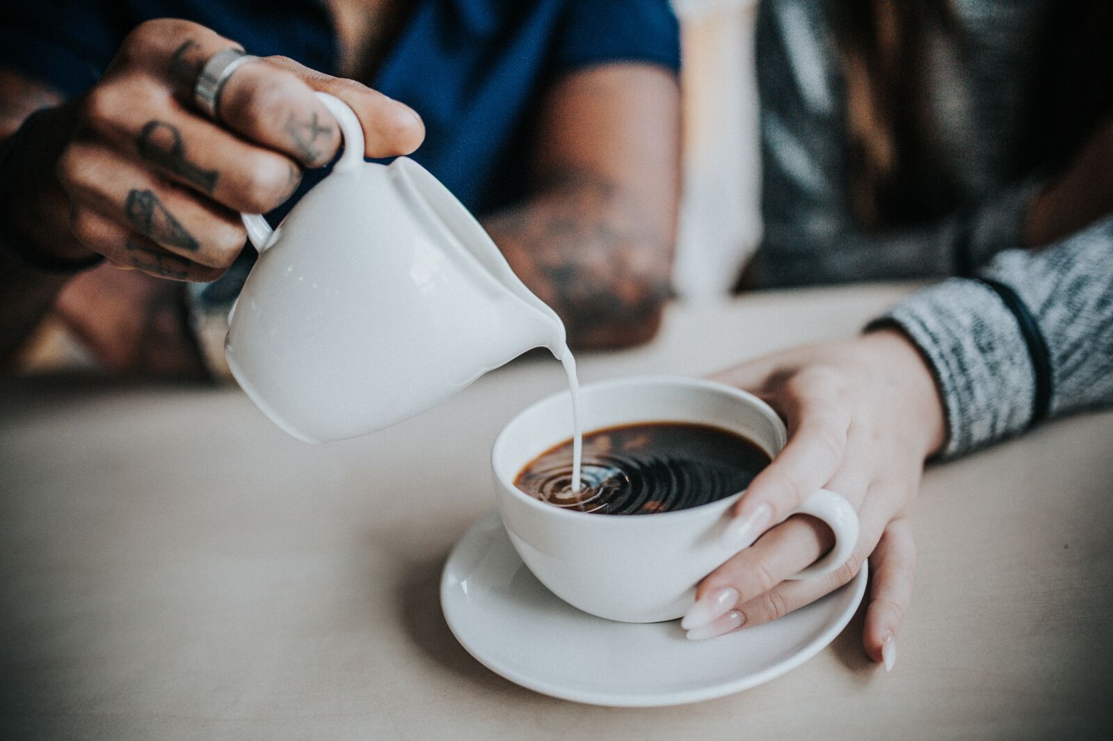 Nikon D3 sample photo. Coffee, milk, caffeine photography