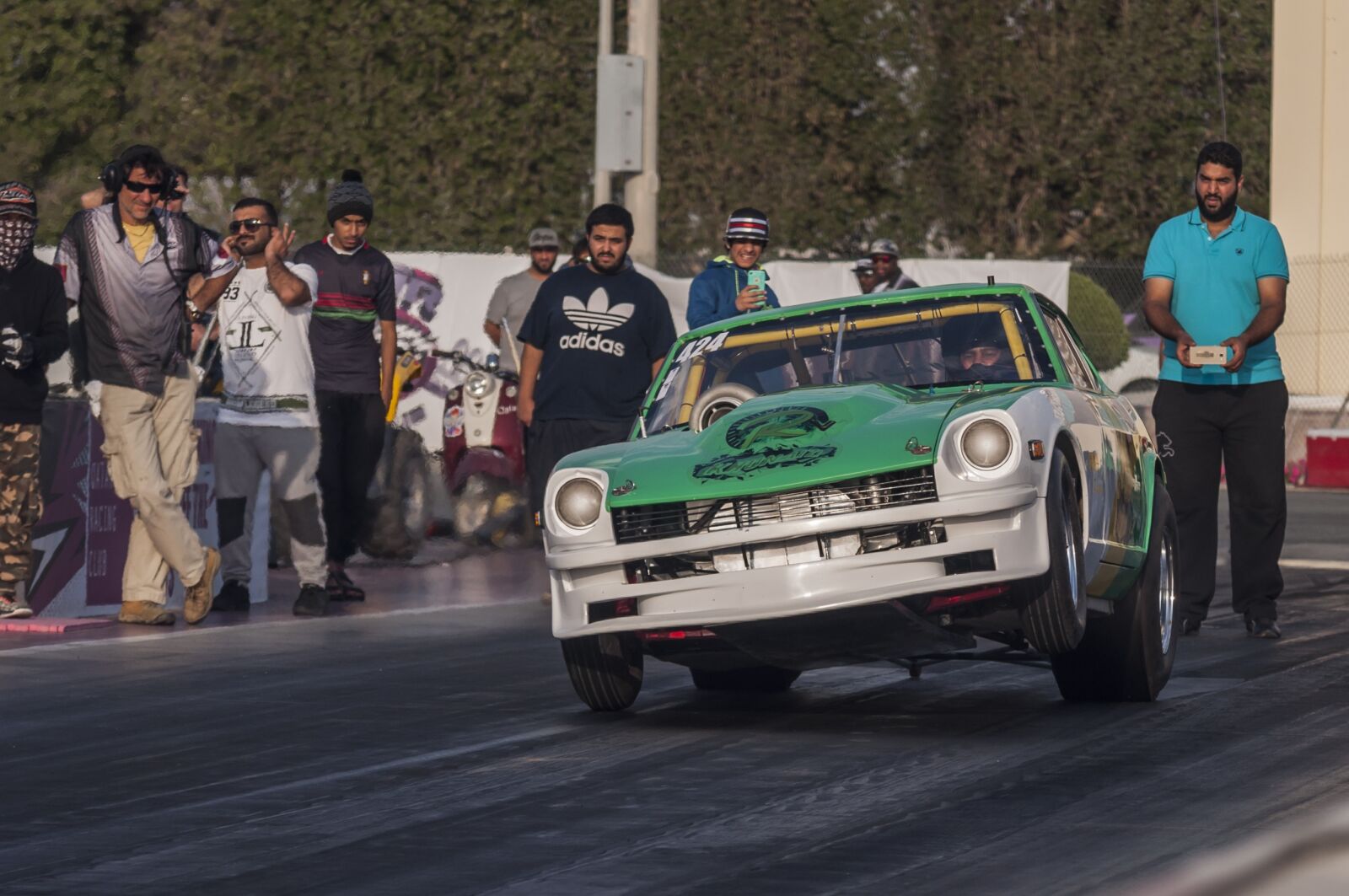 Nikon D90 sample photo. Drag racing, qatar, qrc photography