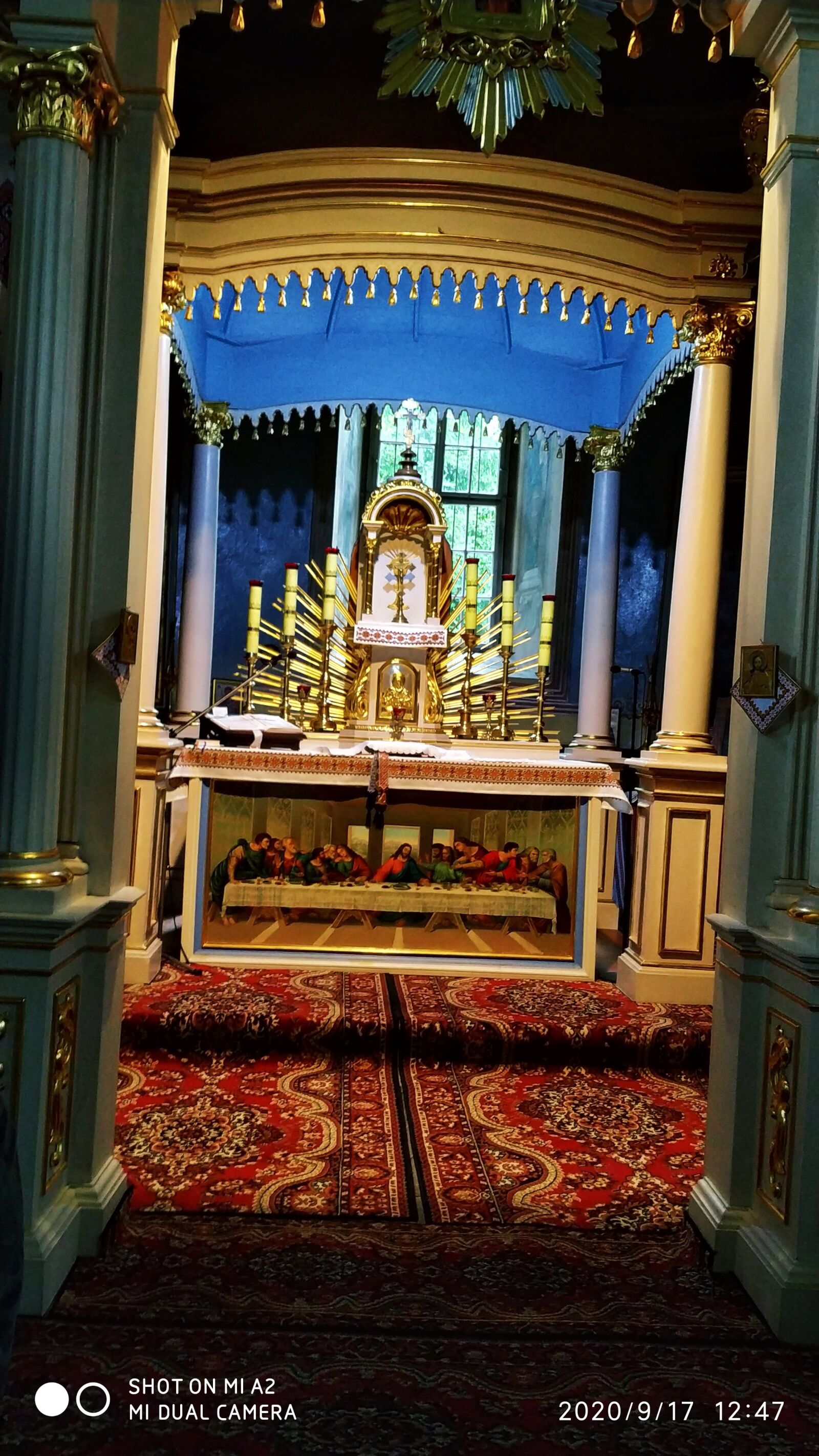 Xiaomi Mi A2 sample photo. Altar, church, religion photography
