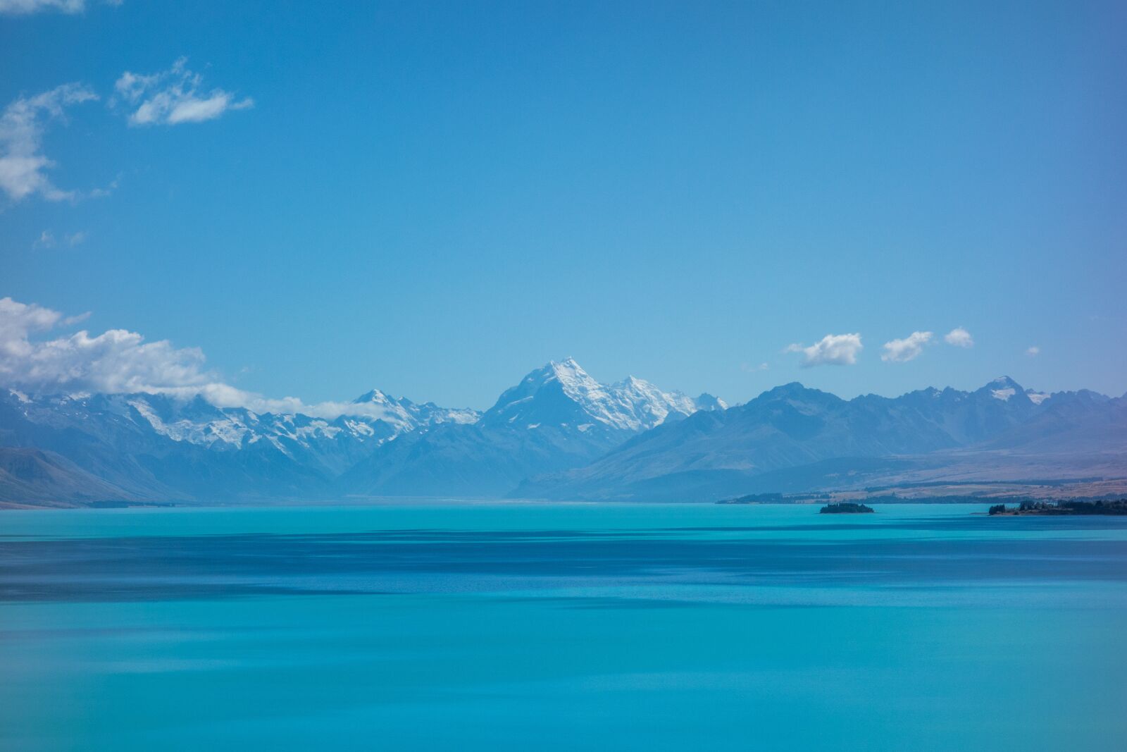 Sony Cyber-shot DSC-RX100 sample photo. Pukaki, lake, blue lake photography