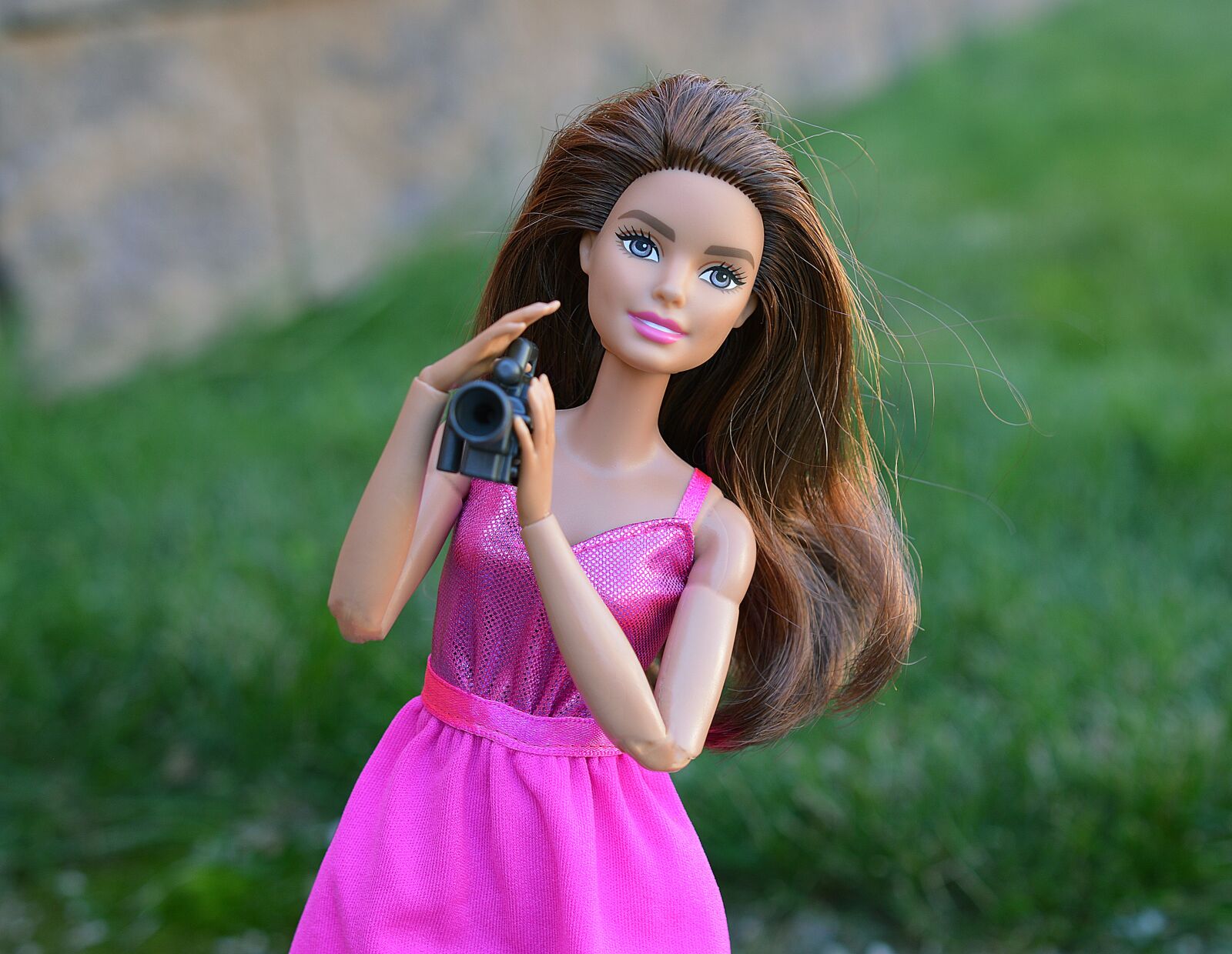 Nikon D3200 sample photo. Barbie, doll, camera photography