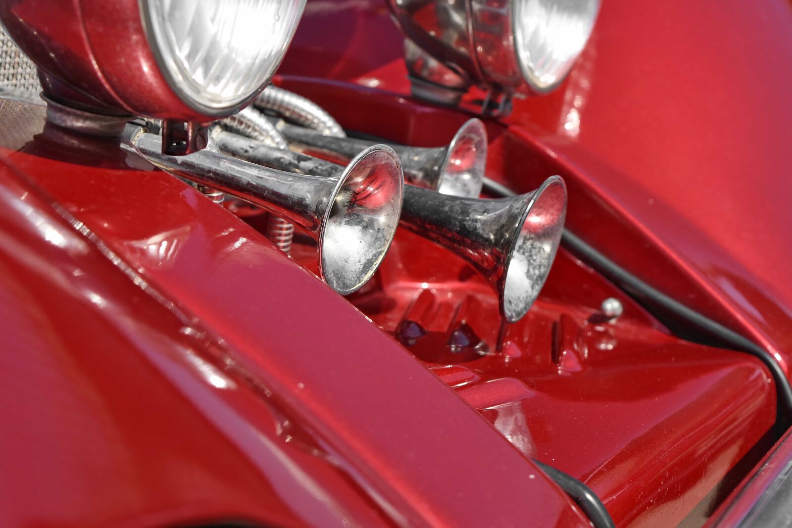 Nikon D5500 sample photo. Headlight, reflection, car, chrome photography