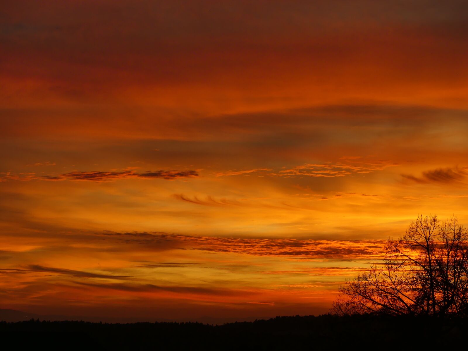 Panasonic Lumix DMC-FZ300 sample photo. Sunset, afterglow, shining photography