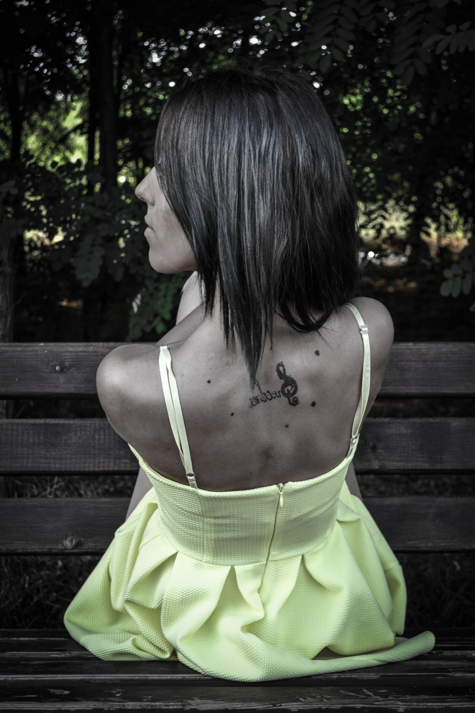 Nikon D3100 sample photo. Girl, dress, nature photography