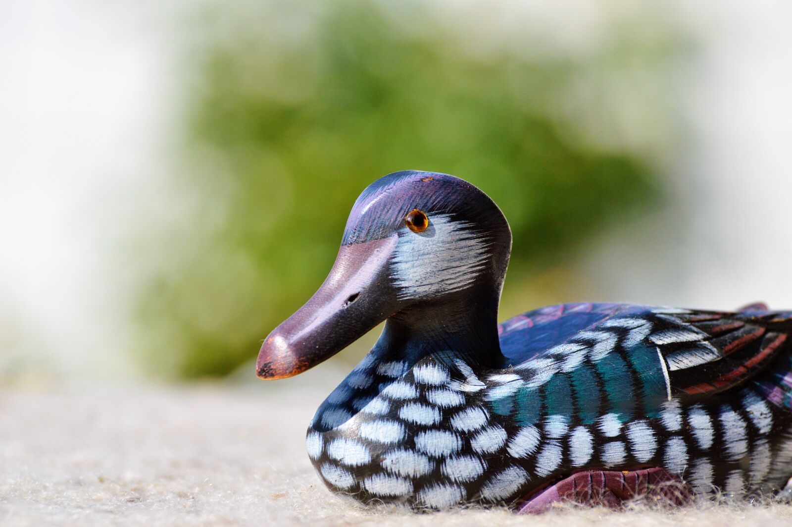 Nikon D3200 sample photo. Duck, wood duck, deco photography