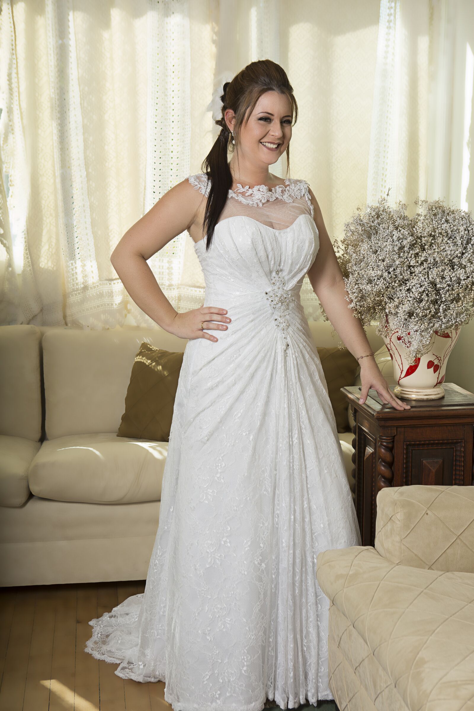 Canon EOS 5D Mark III sample photo. Dress, bride, wedding photography