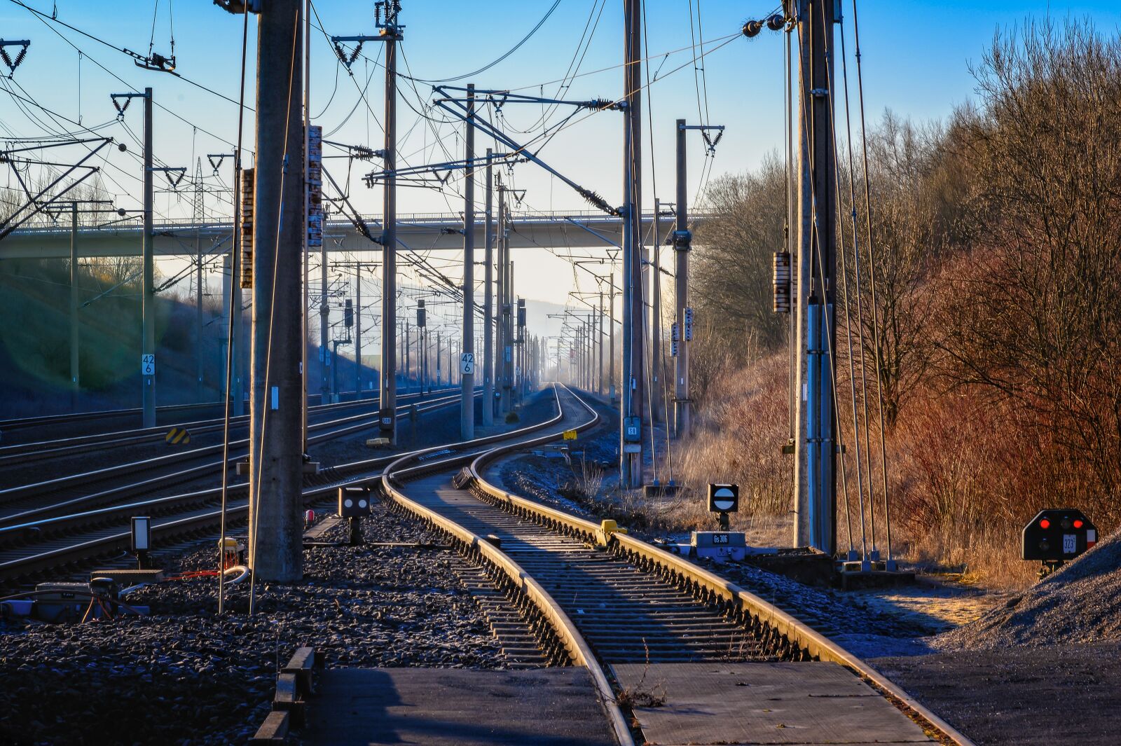 Nikon Z6 sample photo. Rails, track, railroad tracks photography