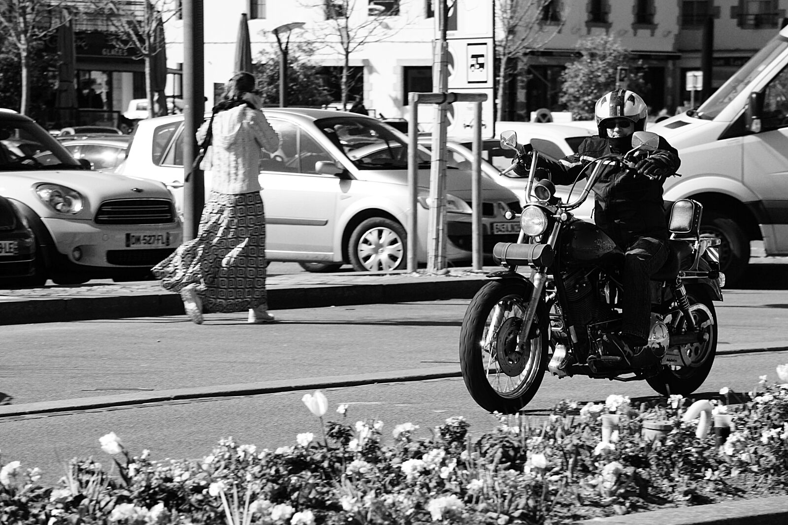 Sony a6000 sample photo. Circulation, deux, roues, motard photography