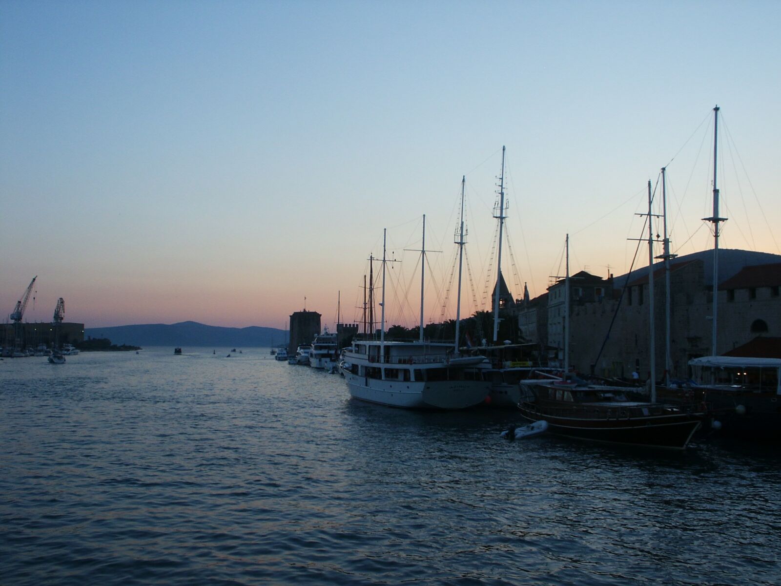 KONICA MINOLTA DiMAGE S414 sample photo. Sunset, adria, sea photography
