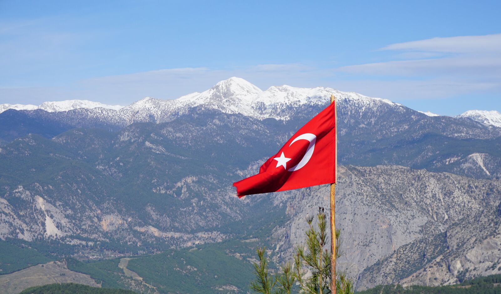 Sony E 16-50mm F3.5-5.6 PZ OSS sample photo. Turkey, turkish, flag photography