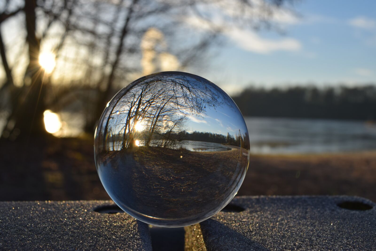 Nikon D3300 sample photo. Winter, frost, lake photography