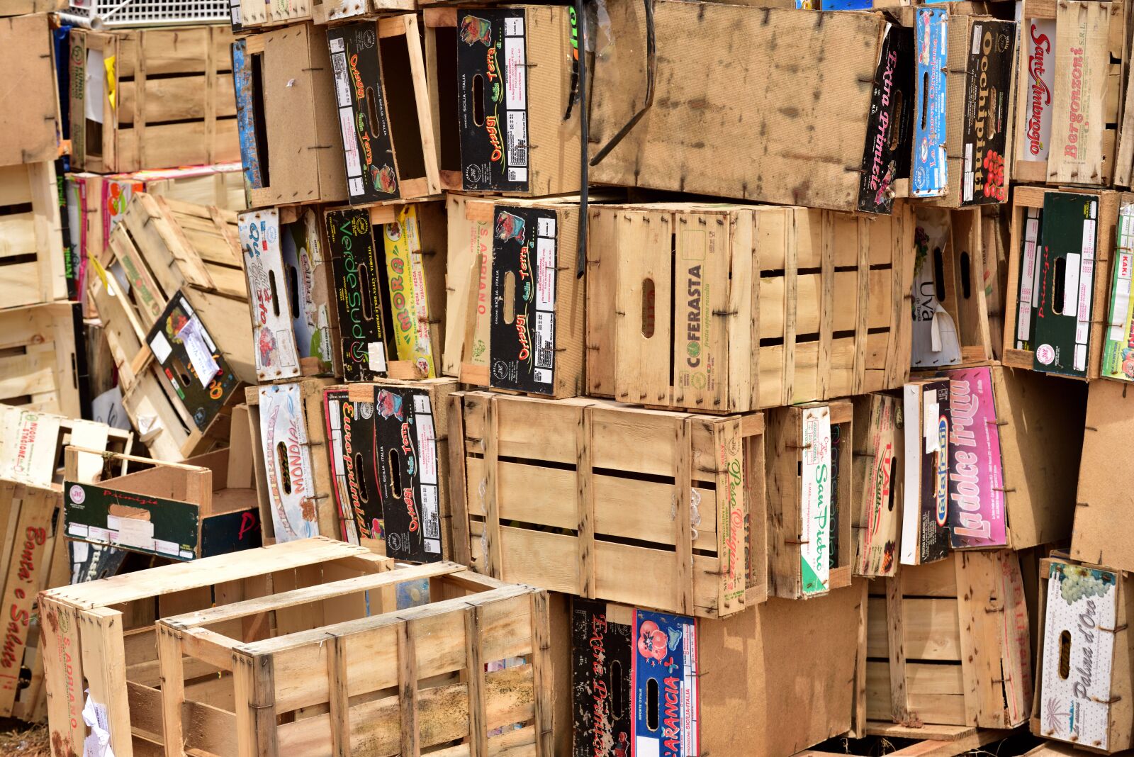 Nikon D750 sample photo. Cartons, box, wear photography