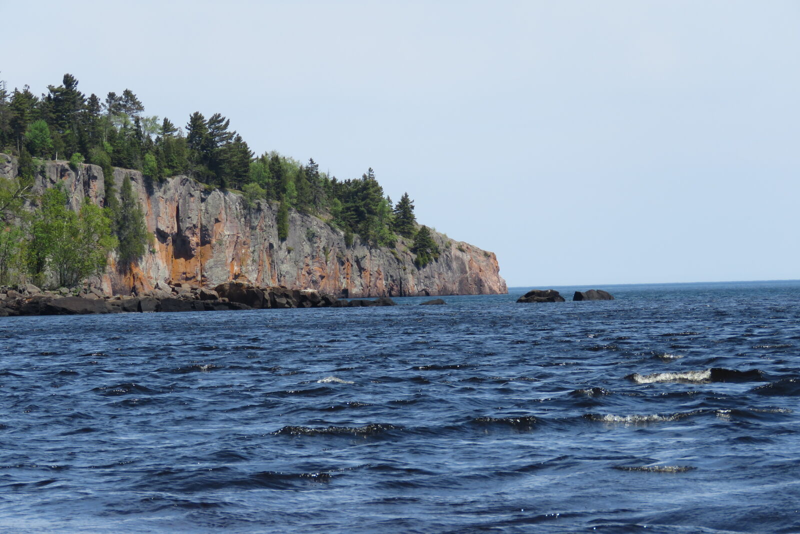 Canon PowerShot SX60 HS sample photo. Blue, water, lake, superior photography