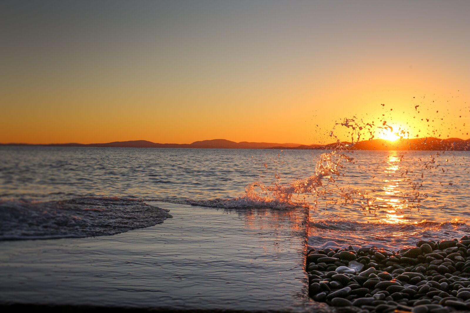 Canon EOS 700D (EOS Rebel T5i / EOS Kiss X7i) sample photo. Dramont, boulouris, sunset photography