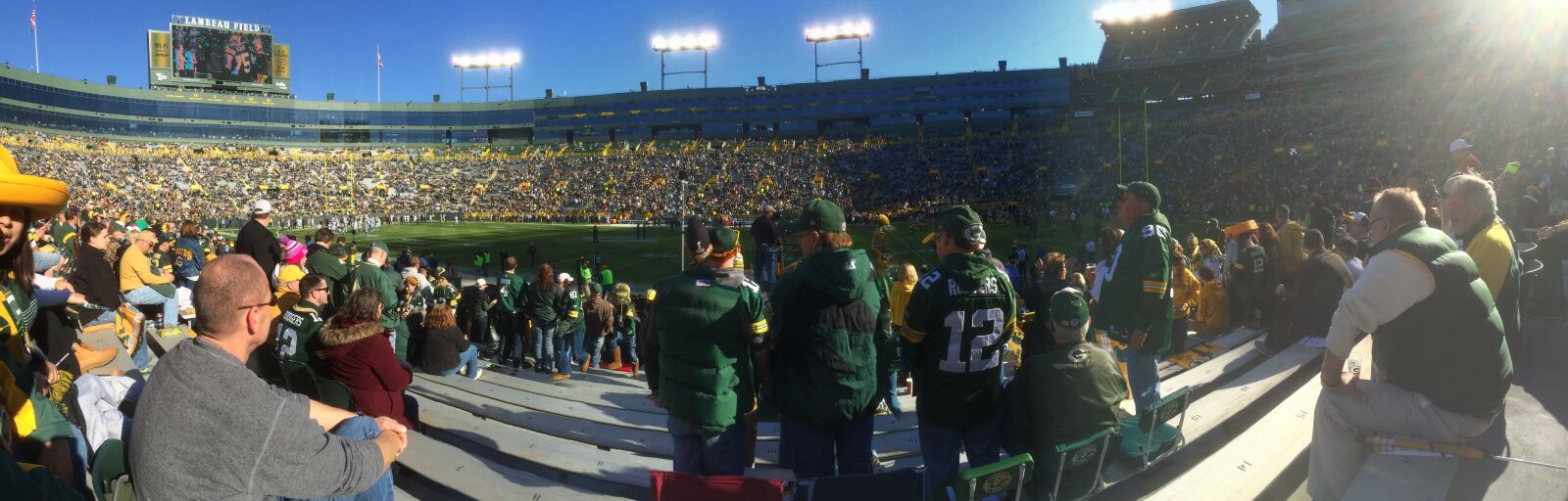 Apple iPhone 5s sample photo. Green, bay, packers, football photography