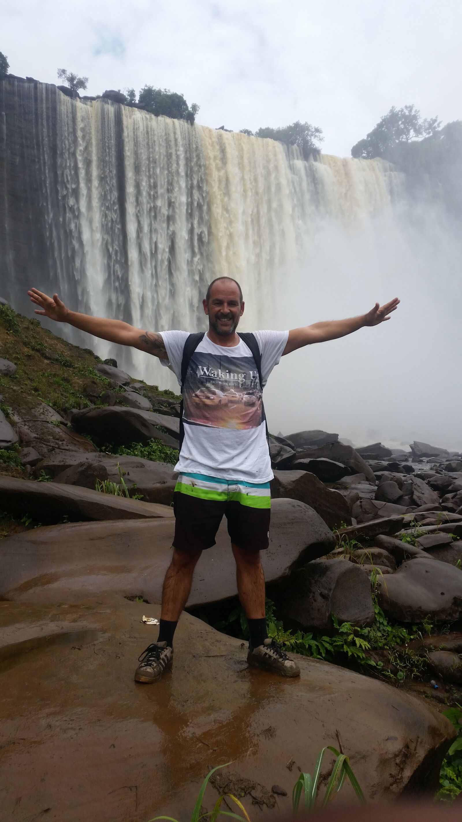 Samsung Galaxy S5 sample photo. Africa, kalandula, waterfall photography