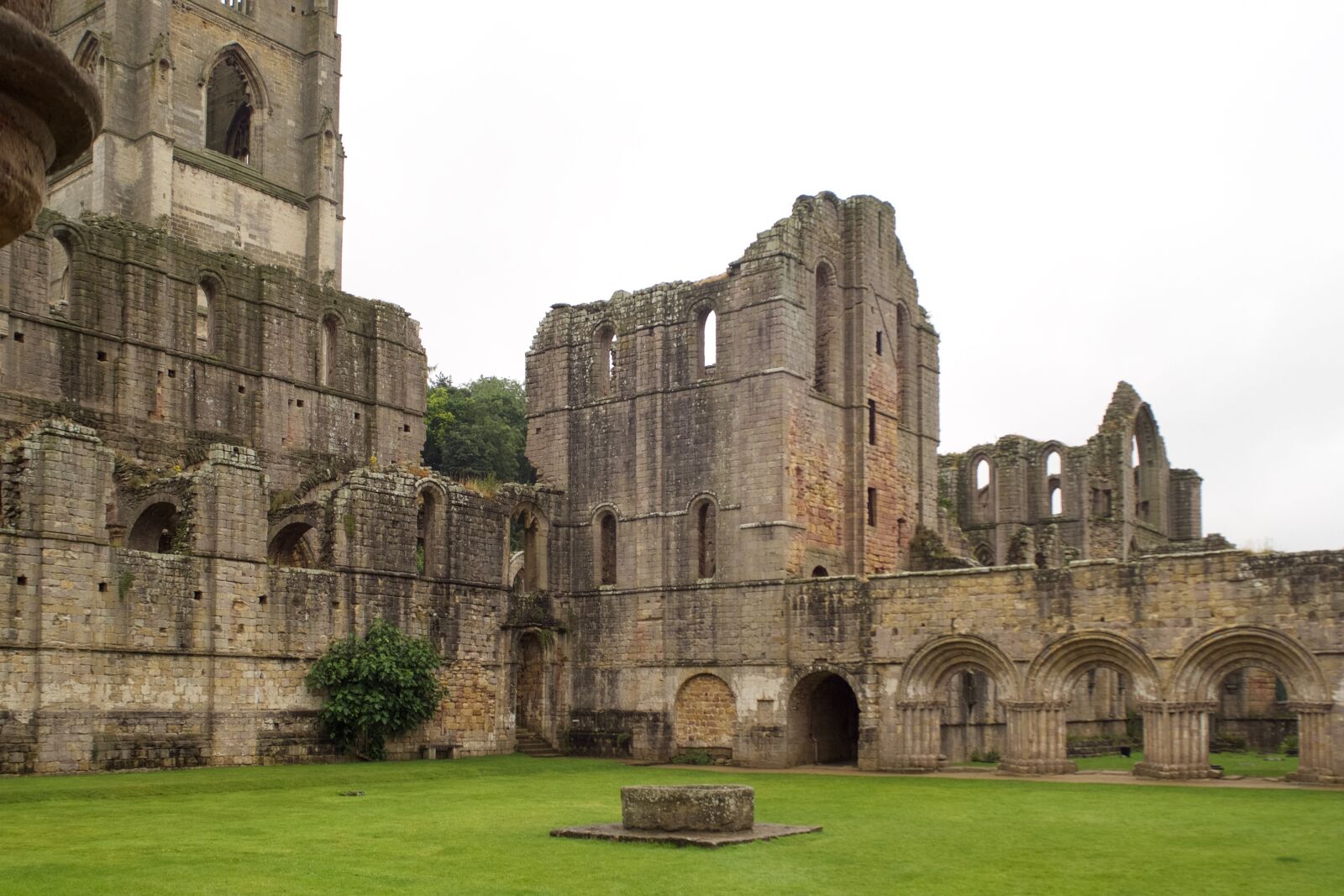 Olympus OM-D E-M10 sample photo. Fountains abbey, cistercian monastery photography
