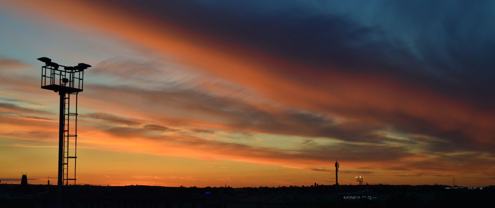 Nikon D3200 sample photo. Sunset, prague, panorama photography