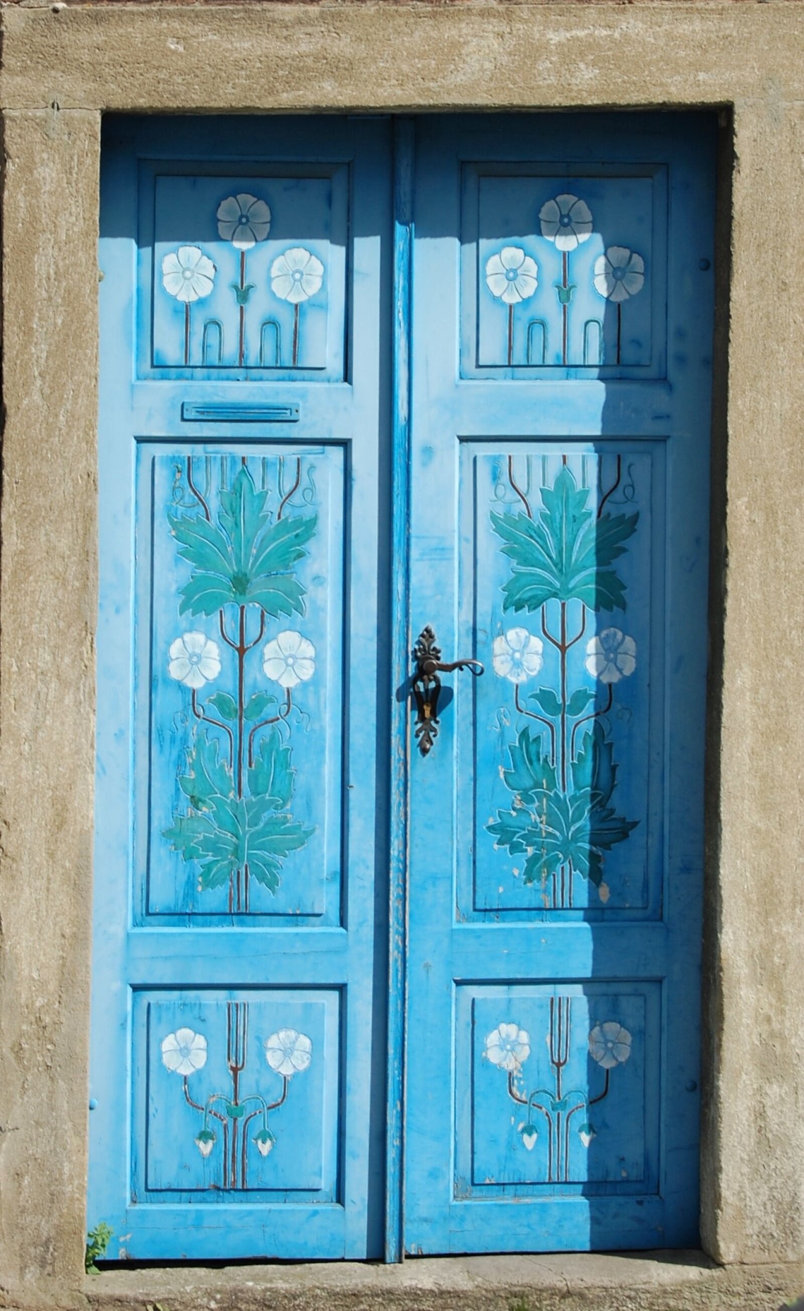 Nikon D40 sample photo. Door, blue, entrance photography