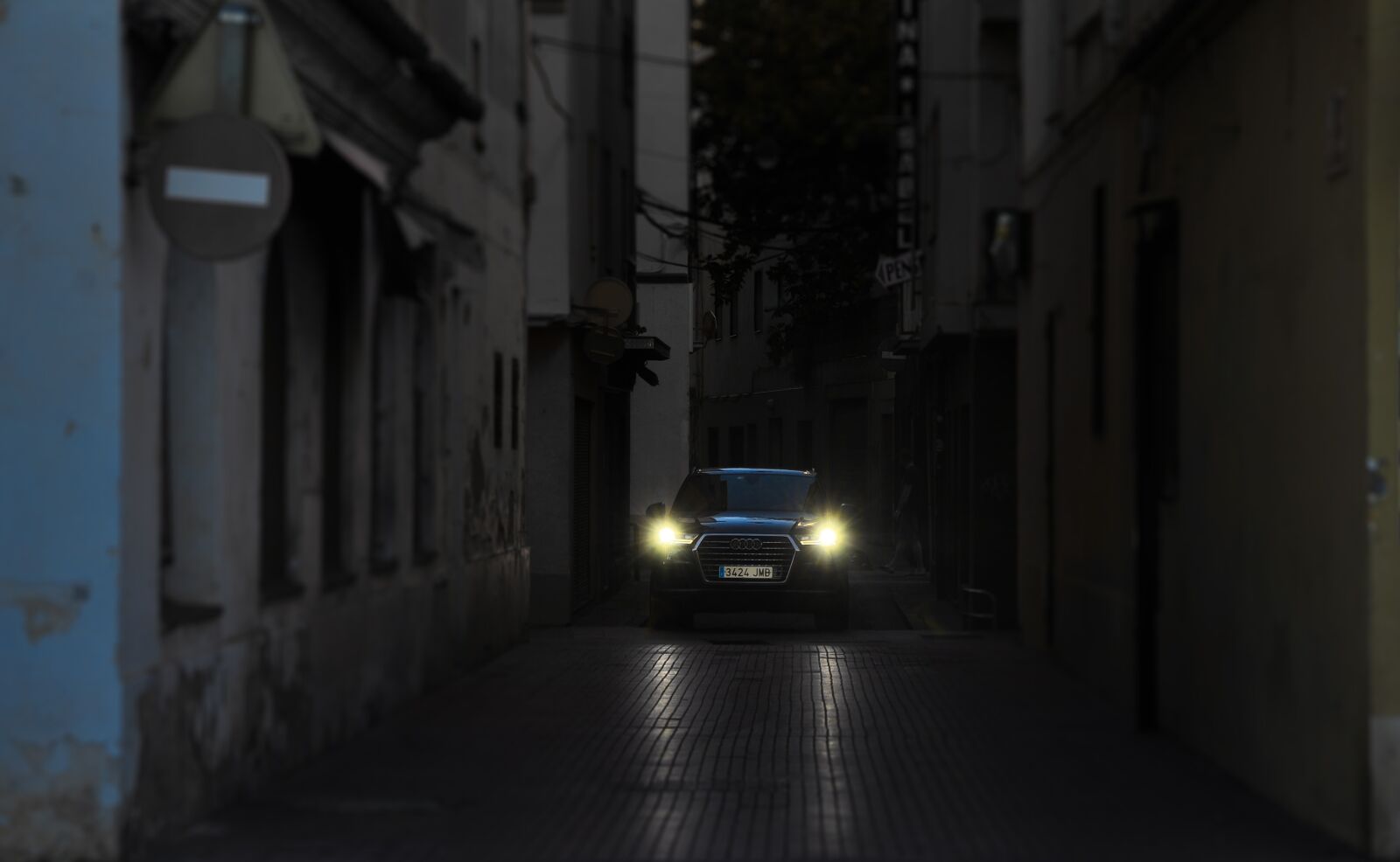 Nikon D90 sample photo. Audi car, car, eyes photography