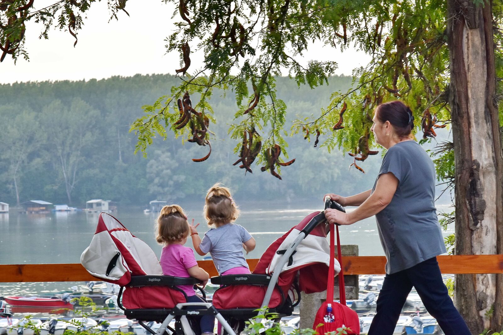 Nikon D5500 sample photo. Babies, family, lakeside, national photography