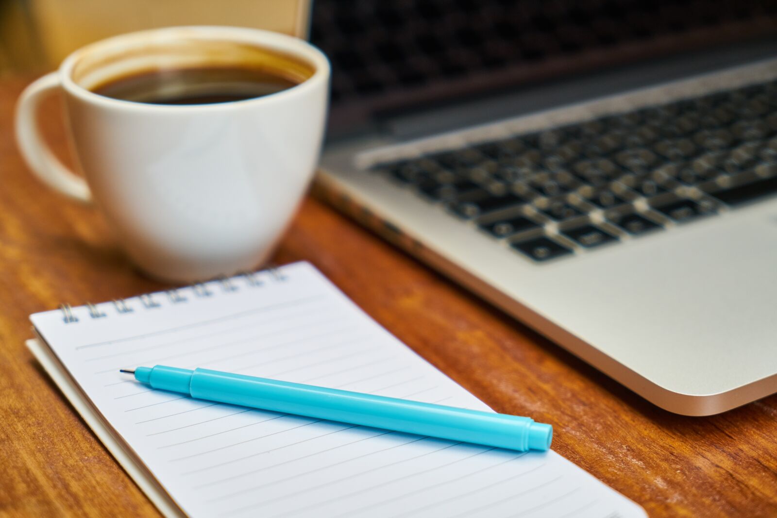 Sony a7R II sample photo. Laptop, coffee, computer photography