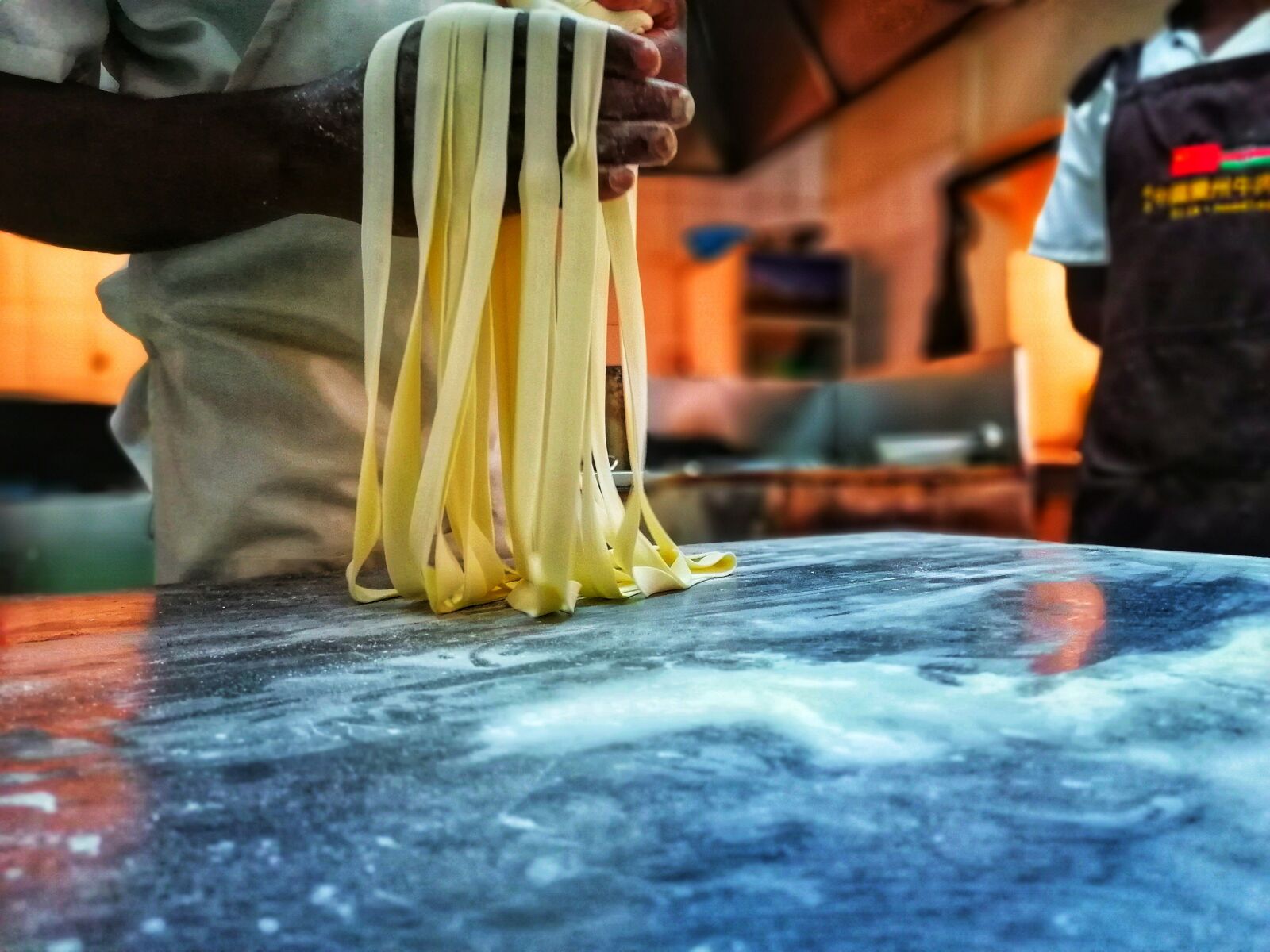 HUAWEI STK-L21 sample photo. Handpulled noodles, food, kenya photography