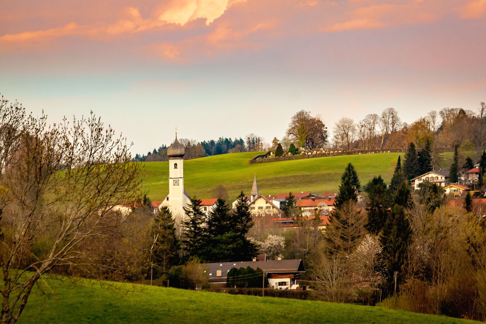 Canon EOS 50D + Canon EF 70-300mm F4-5.6 IS USM sample photo. Gmund, tegernsee, church photography