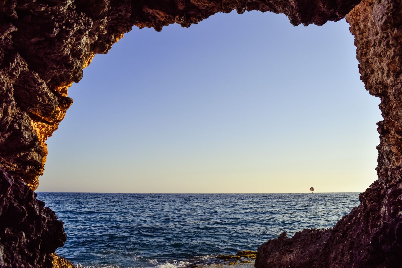 Nikon D3300 sample photo. Sea cave, entrance, window photography