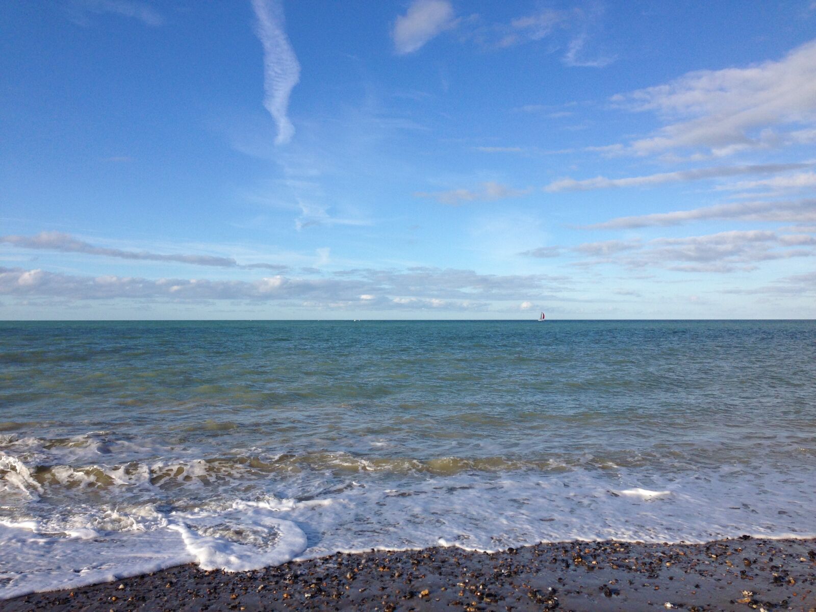 Apple iPhone 5 sample photo. Sea, beach, blue photography