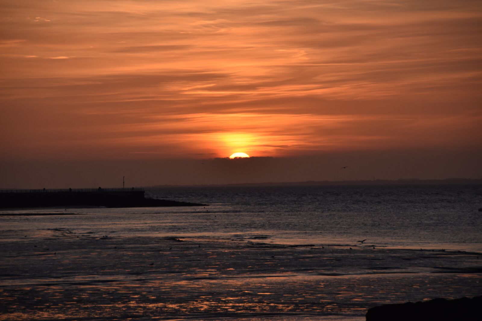 Nikon D5600 sample photo. Sunset, morecambe beach, turneresque photography