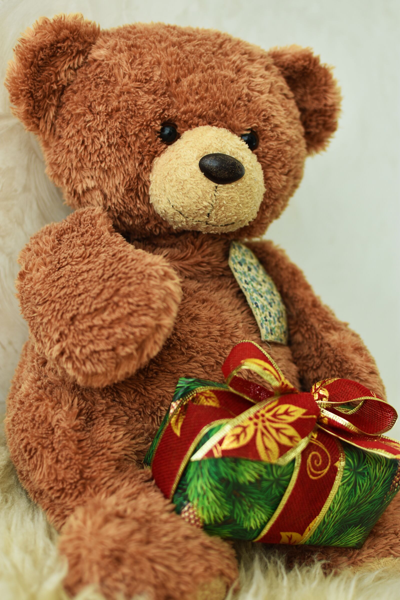 Nikon D3400 sample photo. Toy, bear, christmas photography