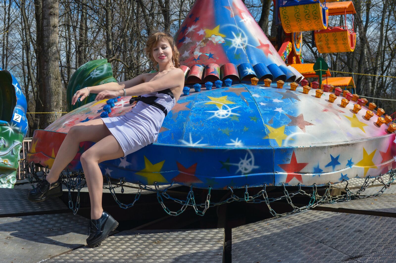 Nikon D3200 sample photo. Attraction, show, traveling circus photography