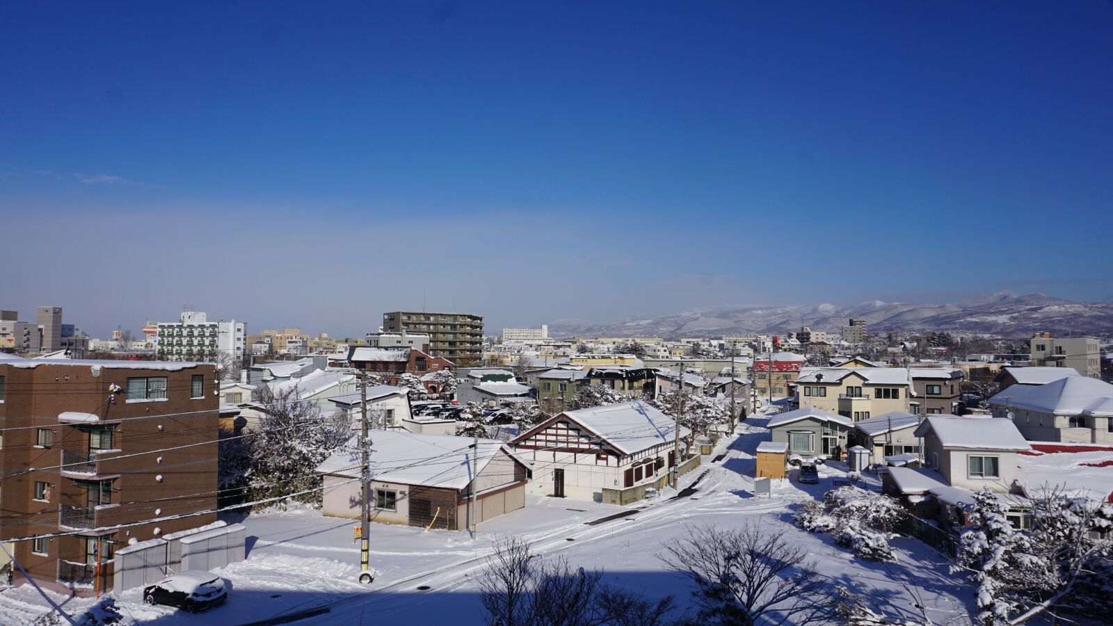 Sony a6000 sample photo. Japanese, snow scenery, winter photography
