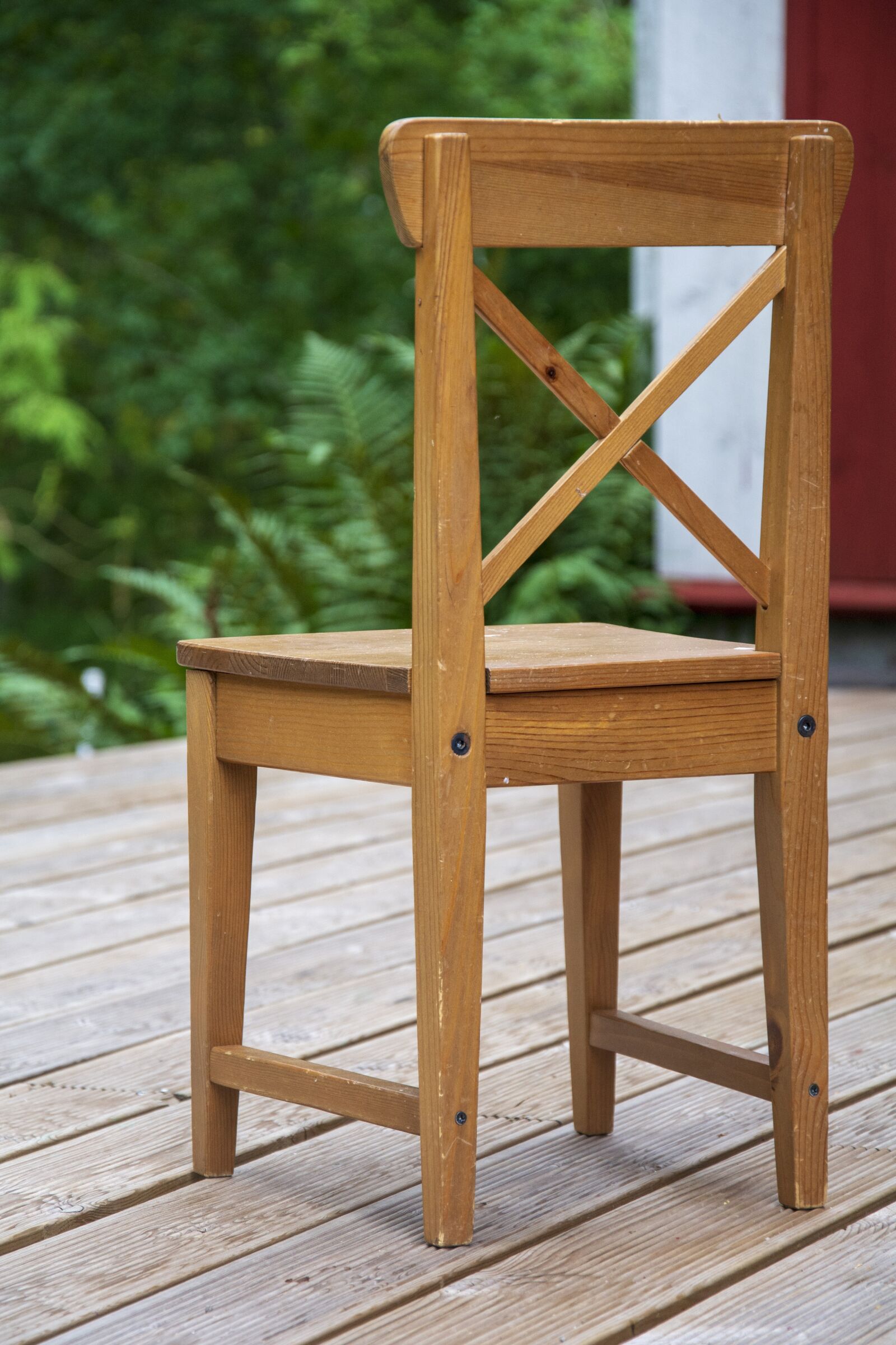 Nikon D7100 sample photo. Chair, children chair, terrace photography