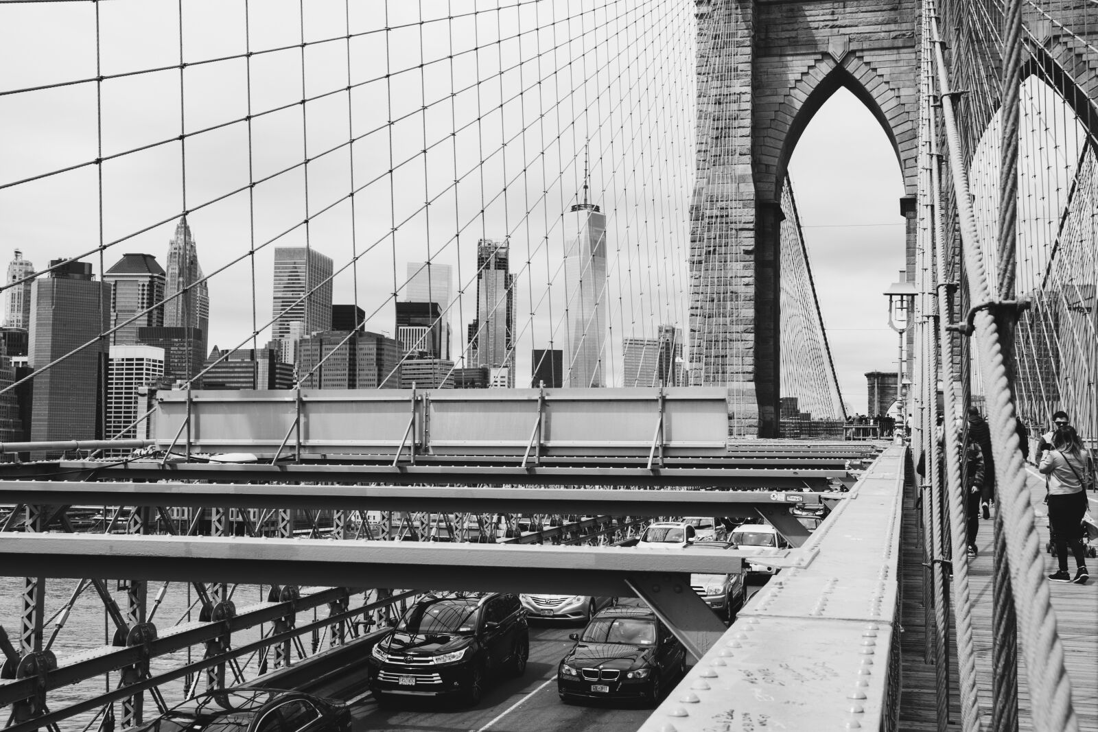 Nikon D3300 sample photo. Bridge, sidewalk, urban photography