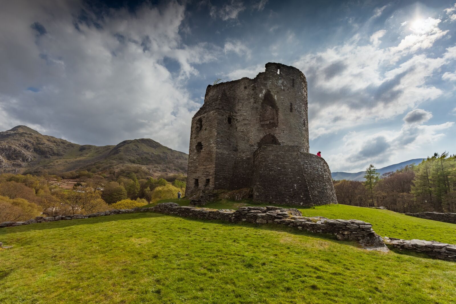 Canon EOS 5D Mark II sample photo. Snowdonia, castle, welsh photography