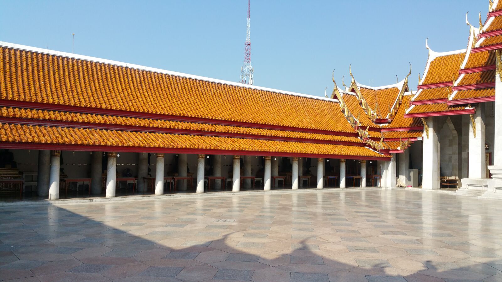 Samsung Galaxy Note4 sample photo. Buddhist monastery, monastery, blue photography