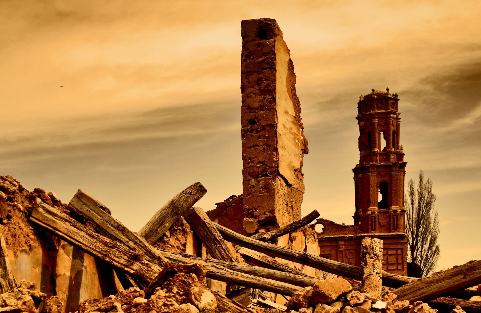 Canon EOS 400D (EOS Digital Rebel XTi / EOS Kiss Digital X) sample photo. Belchite, war, republicans photography