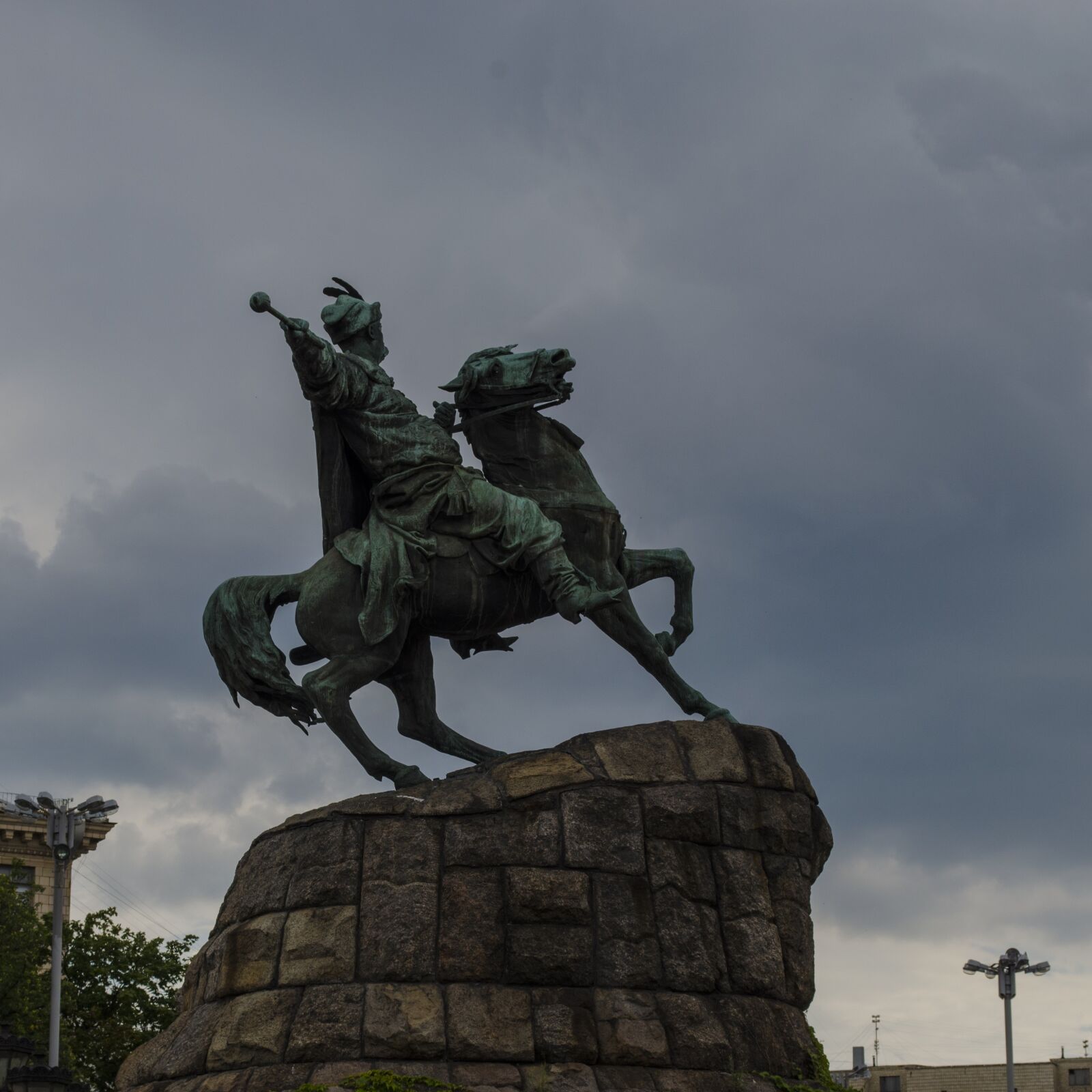 Nikon D5100 sample photo. Monument, horse, khmelnitsky photography