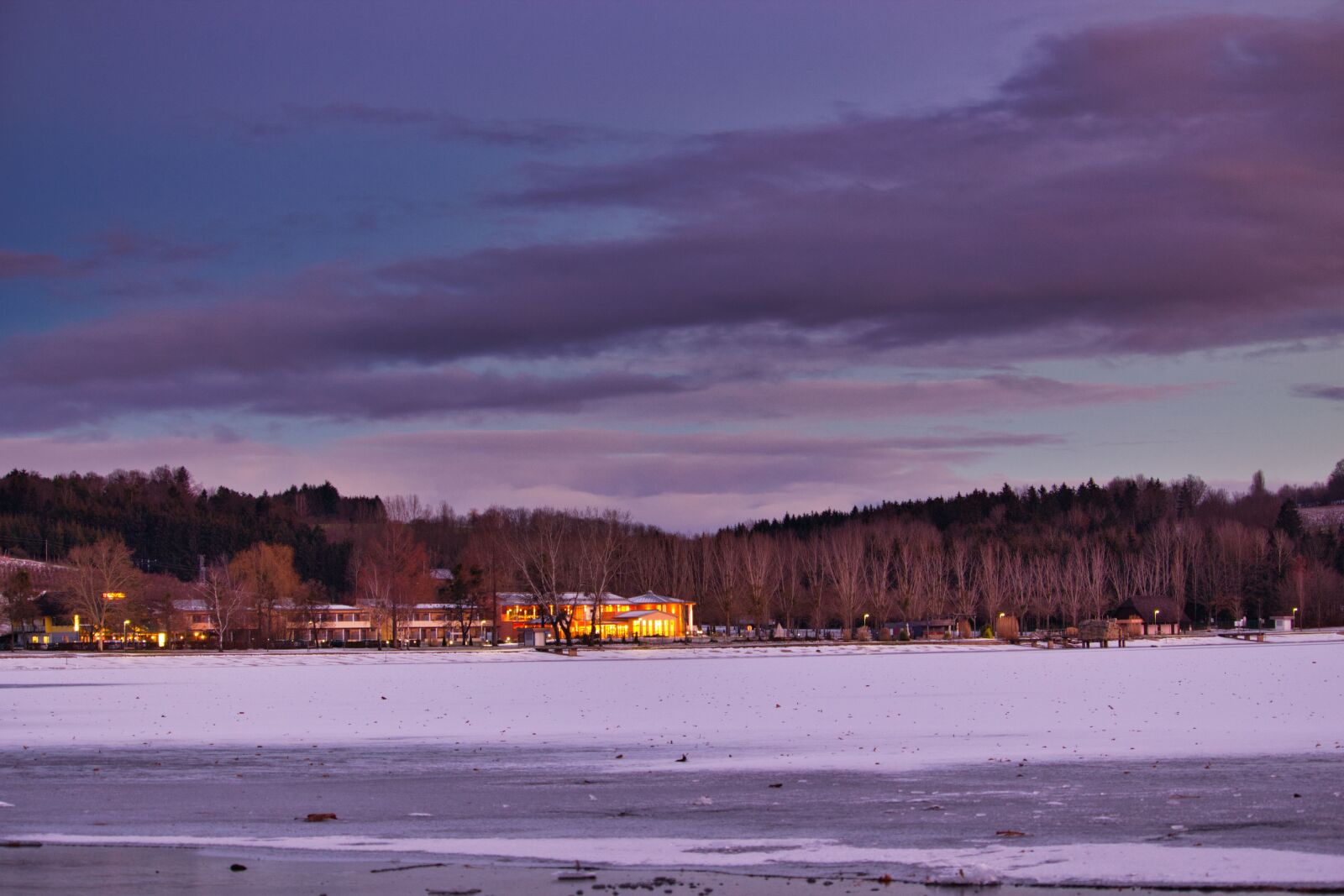 Canon EF-S 55-250mm F4-5.6 IS STM sample photo. Stubenberg, sunset, nature photography