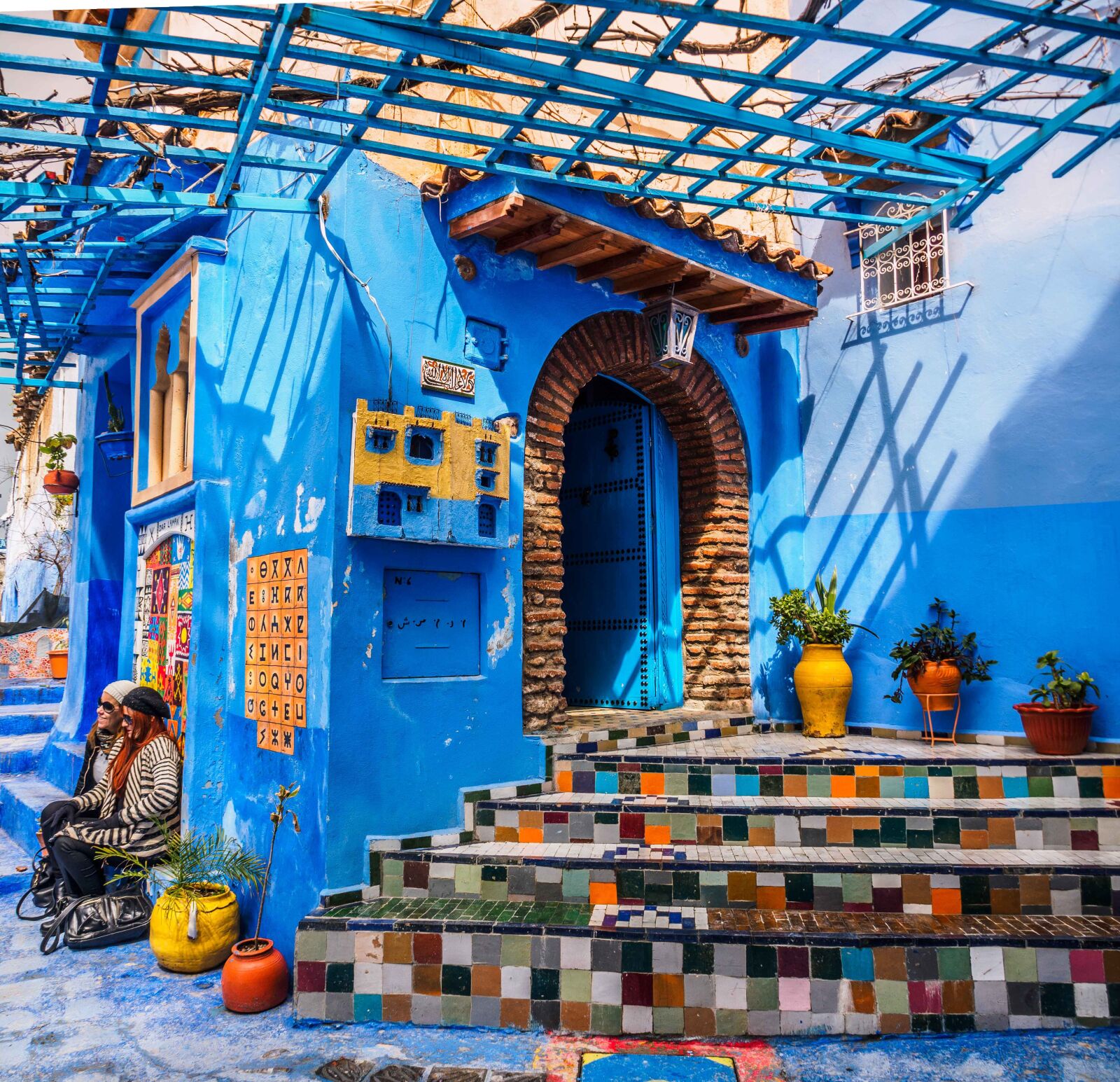 Olympus OM-D E-M5 II sample photo. Chaouen, morocco, blue village photography