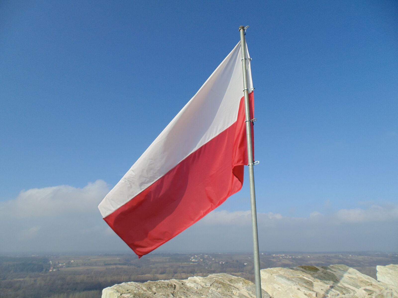 Sony Cyber-shot DSC-H200 sample photo. Flag, polish, poland photography
